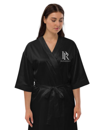 Satin robe