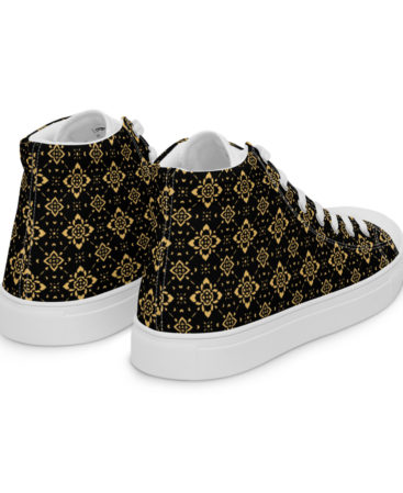 Men’s high top canvas shoes