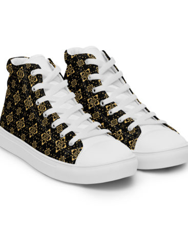 Men’s high top canvas shoes