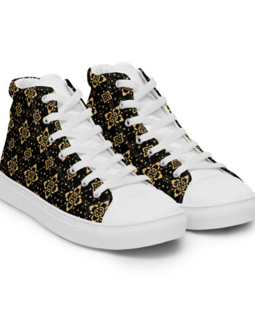 Women’s high top canvas shoes