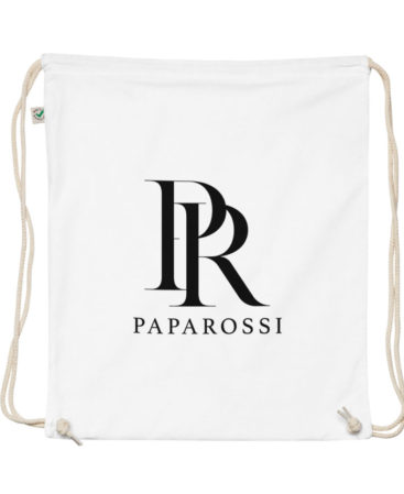 Organic cotton drawstring bag