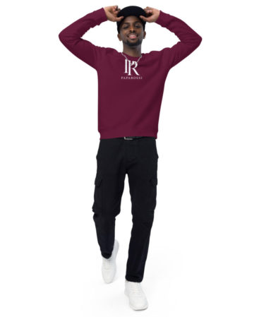 Unisex organic raglan sweatshirt