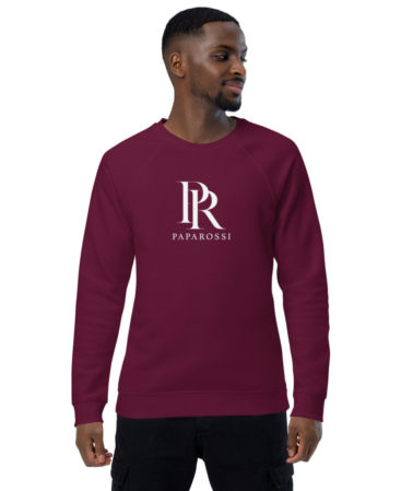 Unisex organic raglan sweatshirt